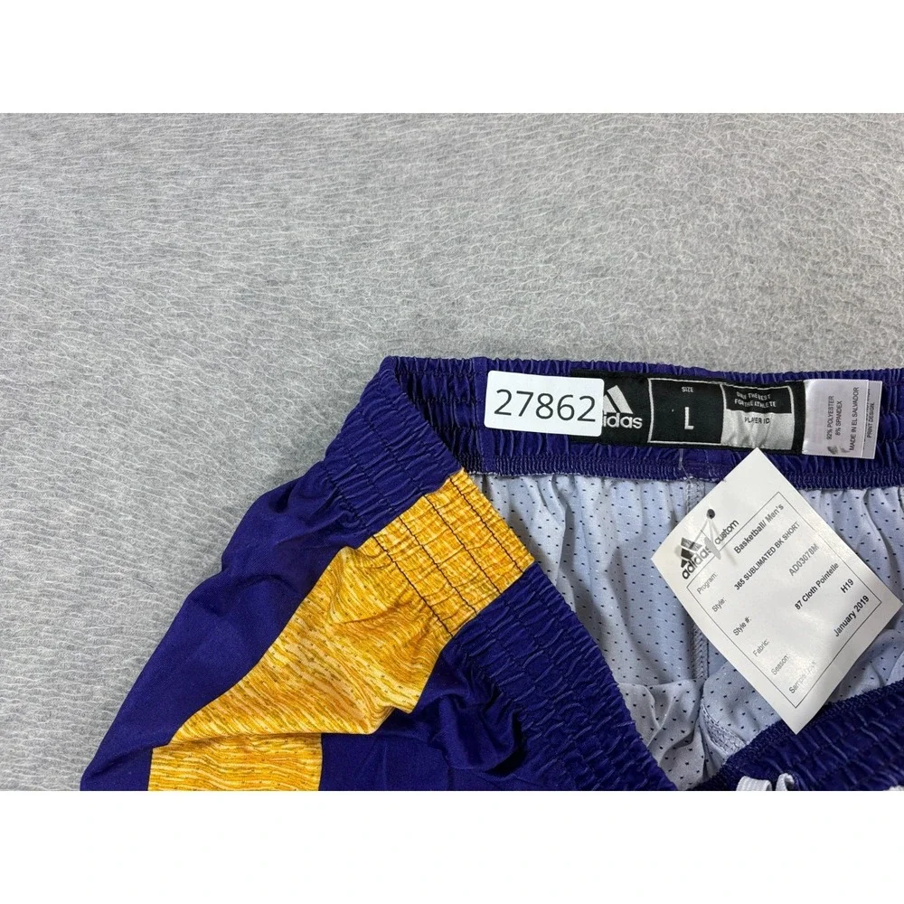 NWT‎ East Carolina Pirates Basketball Practice Shorts (Men's Large) Purple
